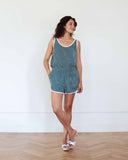 Renee Top Terry Towelling Kaki