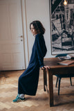 Lies Wool Cashmere Dress Navy