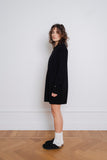 Raffi Wool Cashmere Dress Black