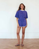 Jodoca Short Terry Towelling Purple