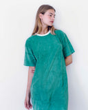 Valerie Terry Towelling Dress Green