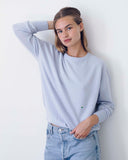 Rose Cashmere Crewneck Azure