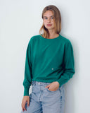 Rose Cashmere Crewneck Emerald