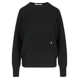 Rose Cashmere Crewneck Black