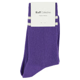 Simon Wool Cashmere  Socks Purple