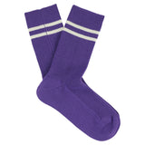 Simon Wool Cashmere  Socks Purple