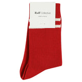 Simon Wool Cashmere  Socks Rouge