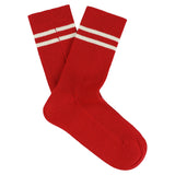 Simon Wool Cashmere  Socks Rouge