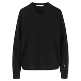 Vera Wool Cashmere V-Neck Black