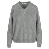 Vera Wool Cashmere V-Neck Grey