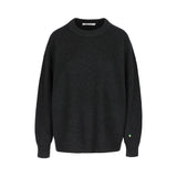 Boyfriend Wool Cashmere Crewneck Charcoal