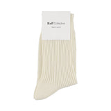 Dominque Wool Cashmere Socks Ecru