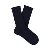 Dominque Wool Cashmere  Socks Navy