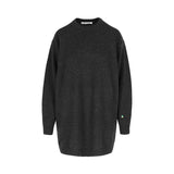 Raffi Wool Cashmere Dress Charcoal