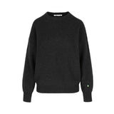 Rosa Cashmere Crewneck Charcoal