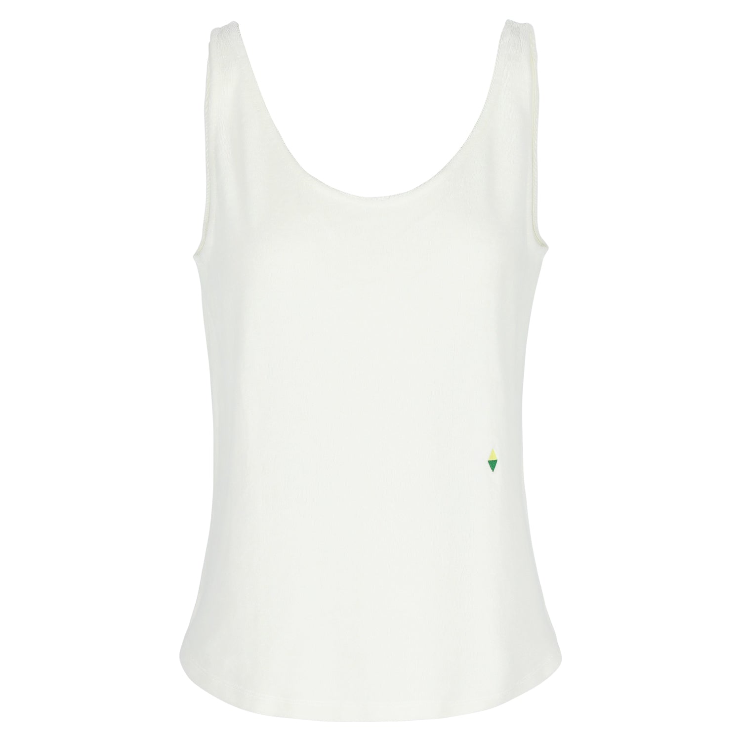 Lie Terry Towelling Top White