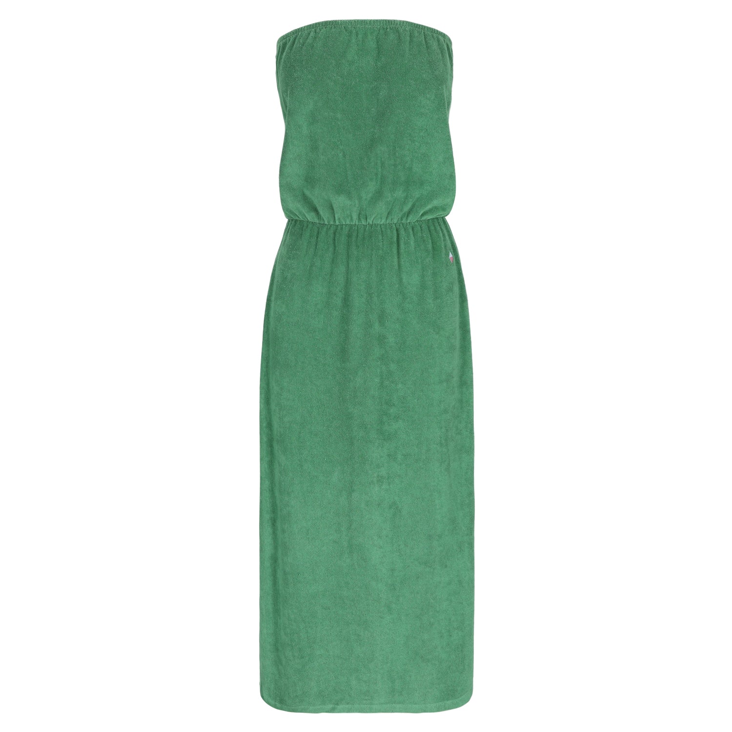 Lulu Terry Towelling Dress Green Raff Collective Lulu Terry Towelling Dress Green Raff Collective