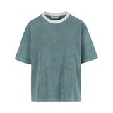 Belle Terry Towelling T-shirt Oyster