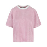 Belle Terry Towelling T-shirt Rose