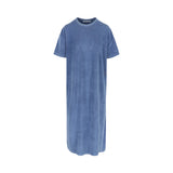 Dahlia Terry Towelling Dress Blue