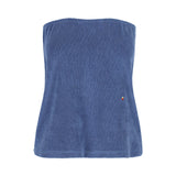 Marie Terry Towelling Top Blue