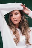 Lize Dress Cotton Cashmere White