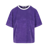Belle T-Shirt Terry Towelling Purple