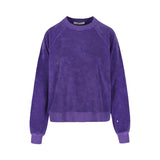 George Sweater Terry Towelling Purple