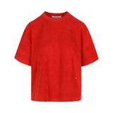 Isabelle T-Shirt Terry Towelling Red