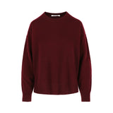 Jen Knitted Top Cashmere Burgundy