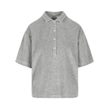 Pauline Polo Terry Towelling Grey Melange