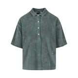 Pauline Polo Terry Towelling Kaki