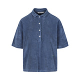 Pauline Polo Terry Towelling Stone