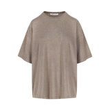 Pipa Cotton Cashmere T-shirt Camel