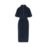 Polly Polo Dress Terry Towelling Midnight