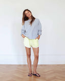 George Sweater Terry Towelling Grey Melange