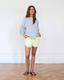 George Sweater Terry Towelling Grey Melange