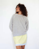 George Sweater Terry Towelling Grey Melange