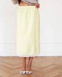 Nicky Skirt Long Viscose Lemon