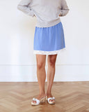 Nicky Skirt Short Viscose Blue
