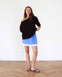Fee Knitted Top Cotton Cashmere Navy