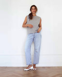 Marcel Knitted Top Cotton Cashmere Grey