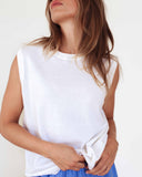 Marcel Knitted Top Cotton Cashmere White