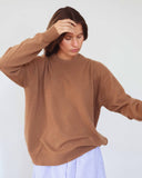 Isa Cashmere Crewneck Macchiato