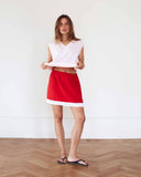 Nicky Skirt Short Viscose Red