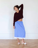 Nicky Skirt Long Viscose Blue