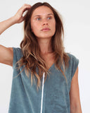 May Dress Terry Towelling Kaki