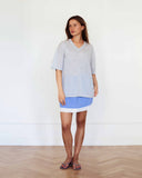 Vie Knitted Top Fine Cashmere Grey
