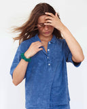 Pauline Polo Terry Towelling Stone