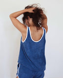 Renee Top Terry Towelling Stone